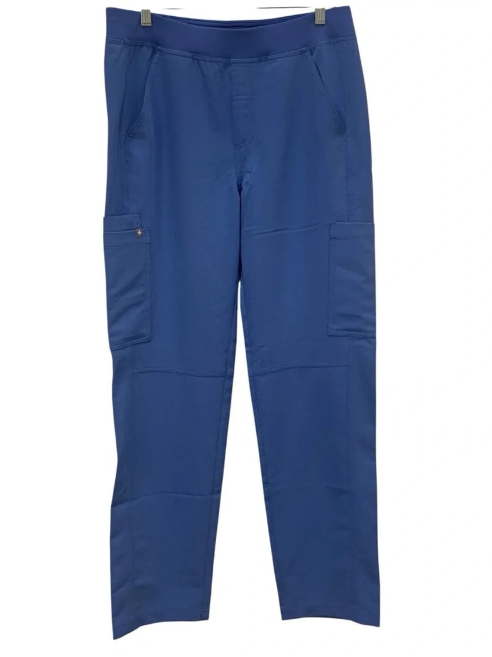 Figs Axim Straight Leg Scrub Pants Mens Sz Medium Ceil Blue Interior Drawstring